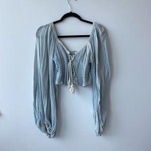 Jen’s pirate booty cropped shirt